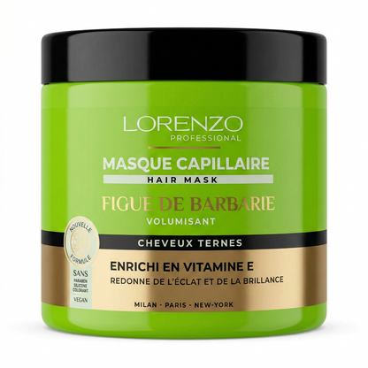 Lorenzo Professional - Figue de Barbarie - Masque Capillaire cheveux ternes