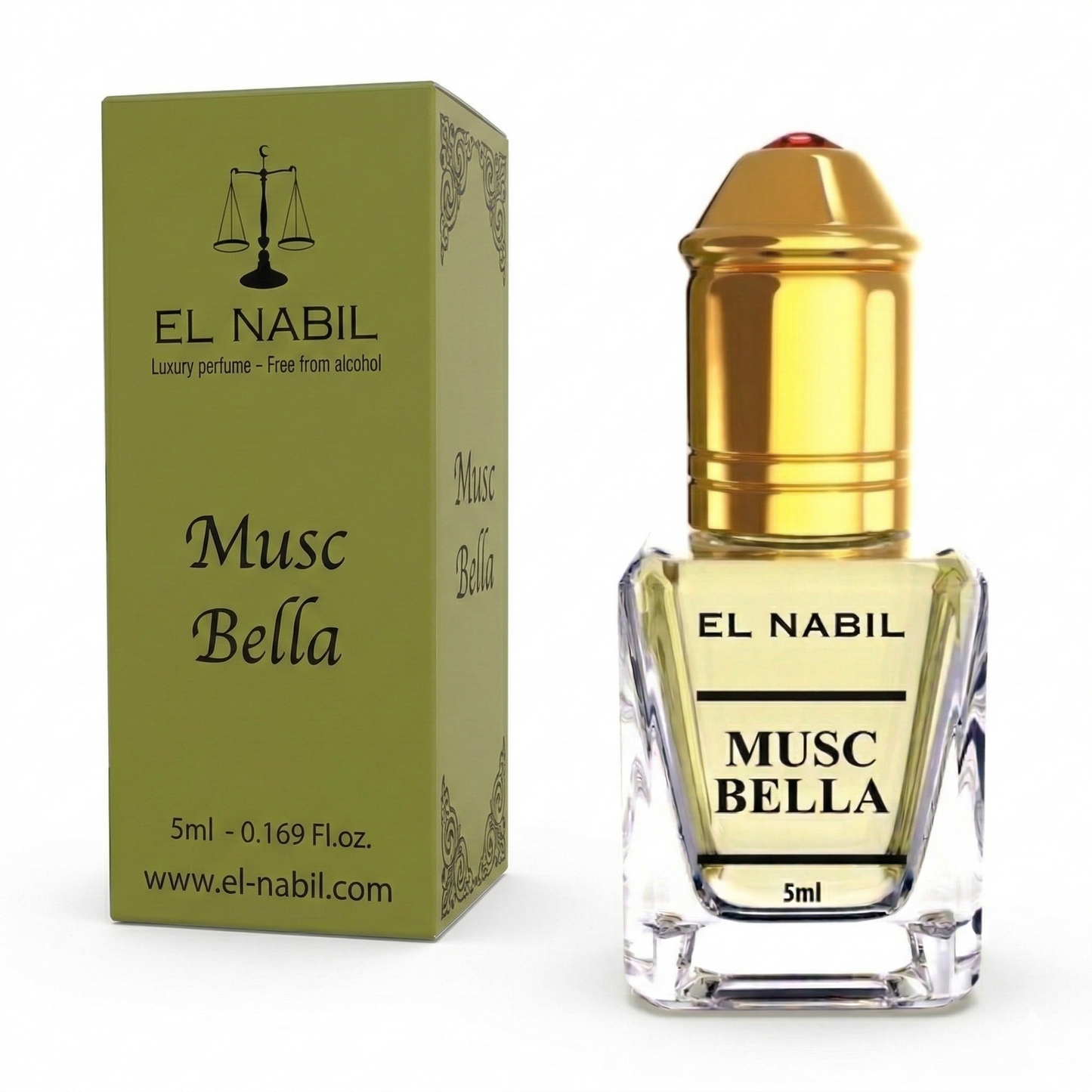 el Nabil - Musc Bella - Parfum Concentré Sans Alcool
