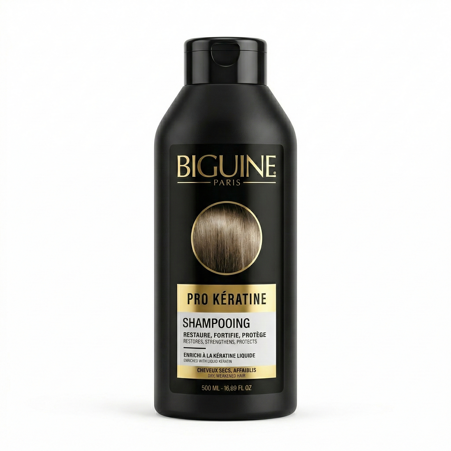Biguine Paris - Pro Kératine - Shampooing Cheveux Secs Affaiblis
