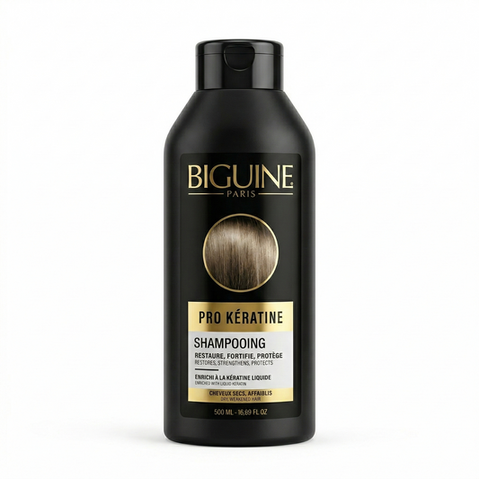 Biguine Paris - Pro Kératine - Shampooing Cheveux Secs Affaiblis