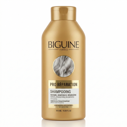 Biguine Paris - Pro Réparation - Shampooing  Cheveux Secs et Cassants