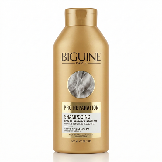 Biguine Paris - Pro Réparation - Shampooing  Cheveux Secs et Cassants