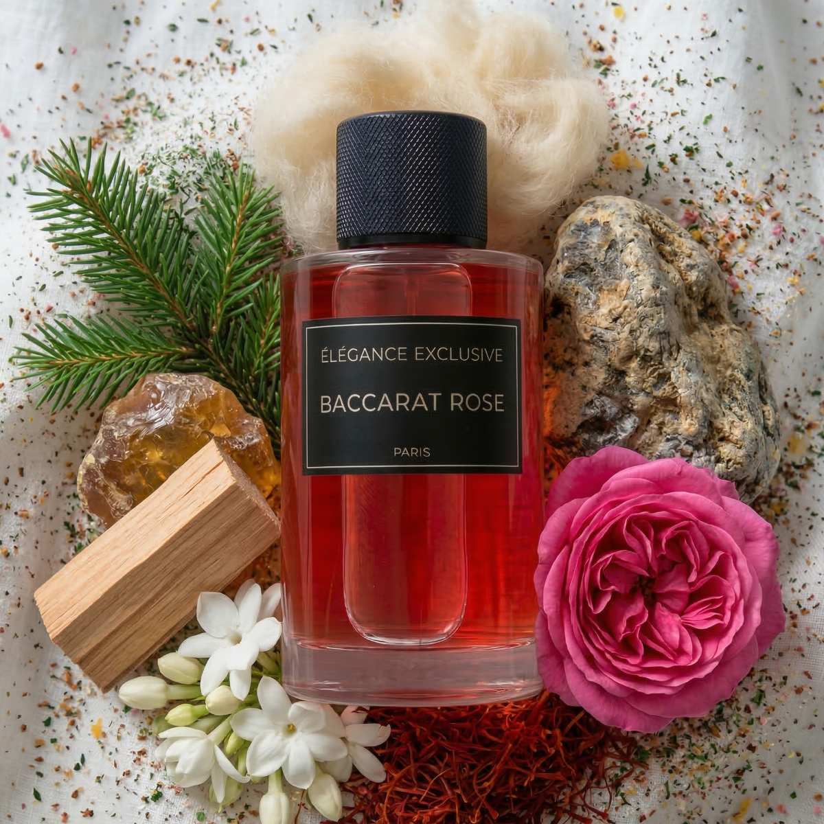 Élégance Exclusive - Baccarat Rose - Extrait de Parfum Mixte