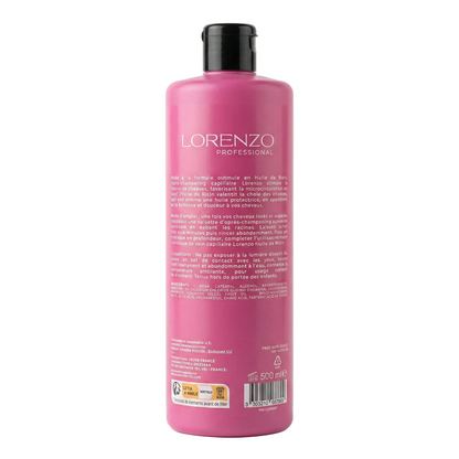 Lorenzo Professional - Après-Shampooing Huile de Ricin Cheveux Abîmes 500ml