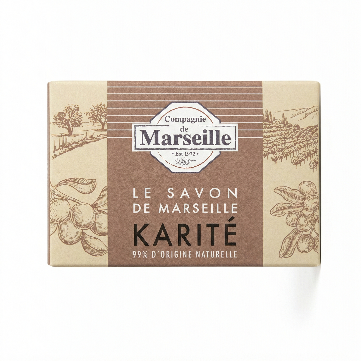 Compagnie de Marseille - Beurre de Karité - Savon de Marseille 99% d'Origine Naturelle