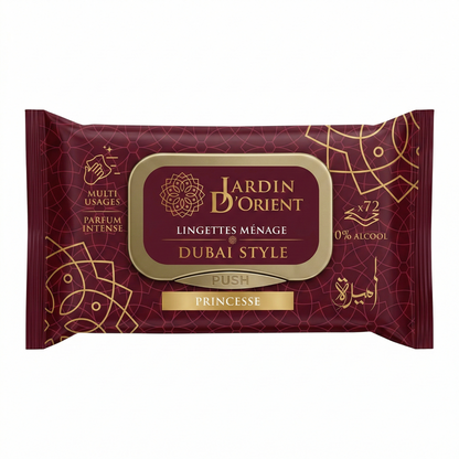 Dubai Style -  Princess - Lingettes ménage x72 Lingette
