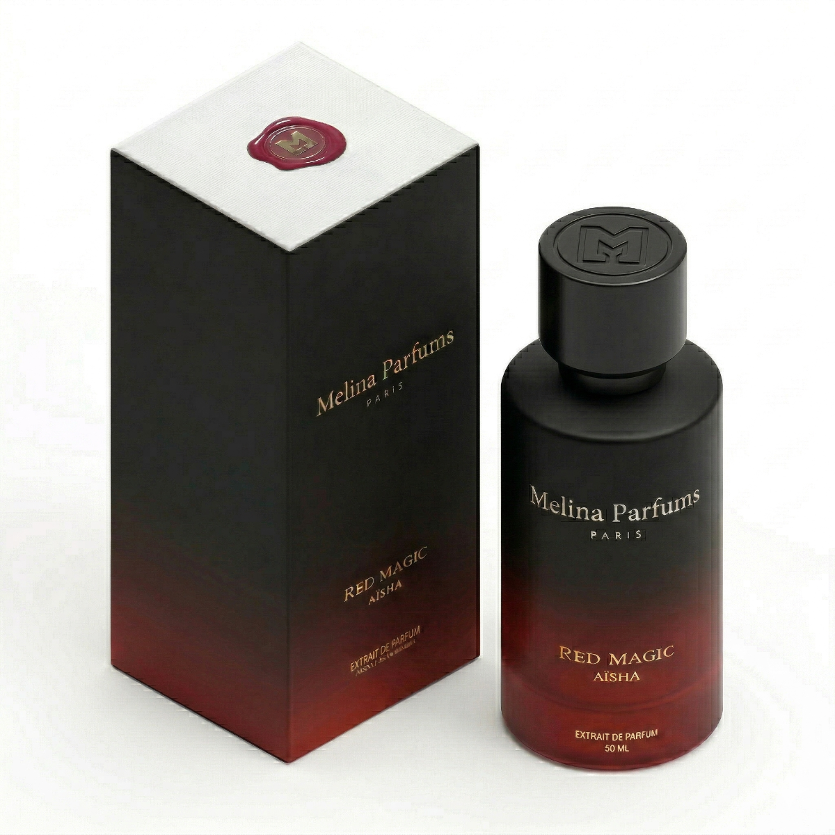 Melina Parfums - Red Magic Aïcha Édition L’Obsidienne - Extrait de Parfum Mixte