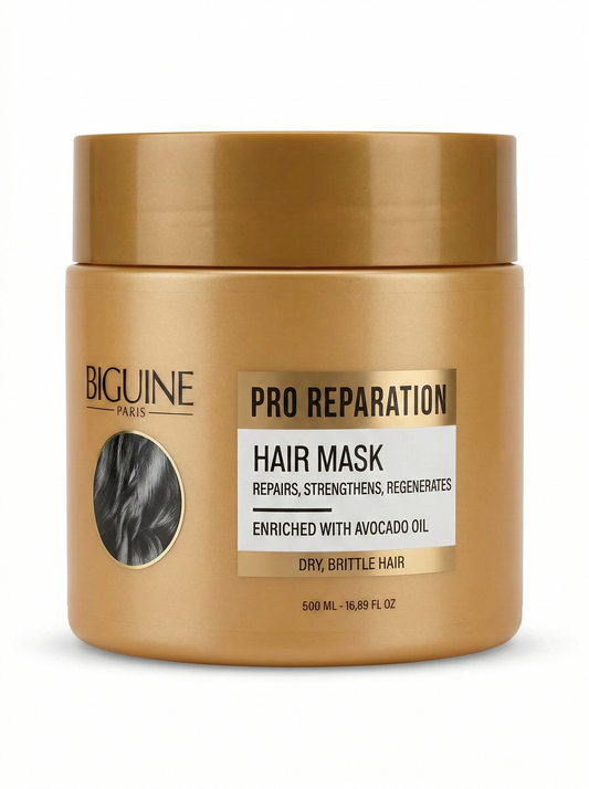 Biguine - Pro reparation - masque cheveux secs et cassants enrichie à l'avocat