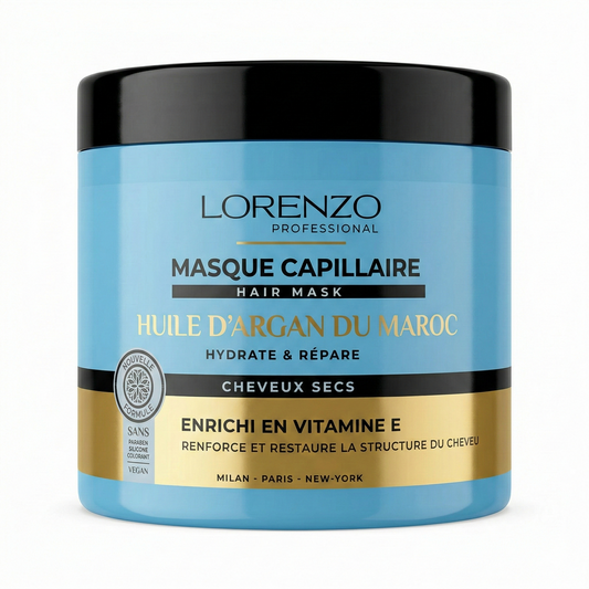 Lorenzo Professional - Masque Capillaire a l'Huile d'Argan Du Maroc