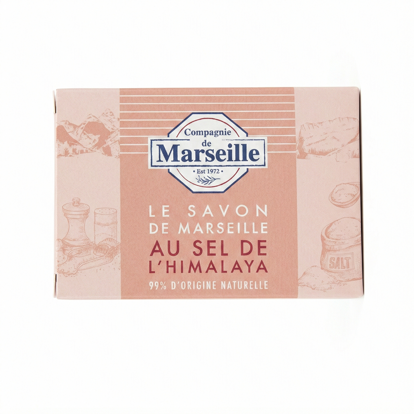 Compagnie de Marseille - Sel D'Himalaya - Savon de Marseille 99% d'Origine Naturelle