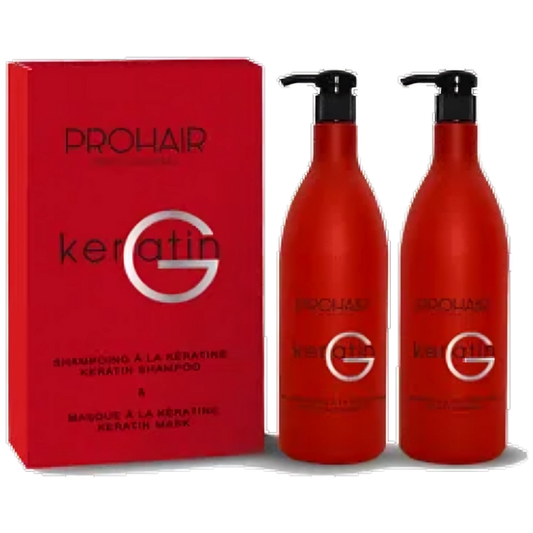 Prohair - Keratin G - Shampoing 1000ml + Masque 1000ml