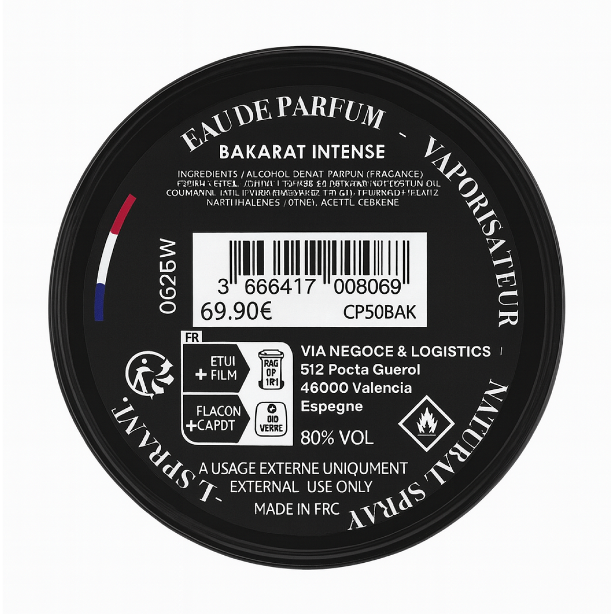 Collection Privée - Bakarat Intense - Eau de parfum mixte