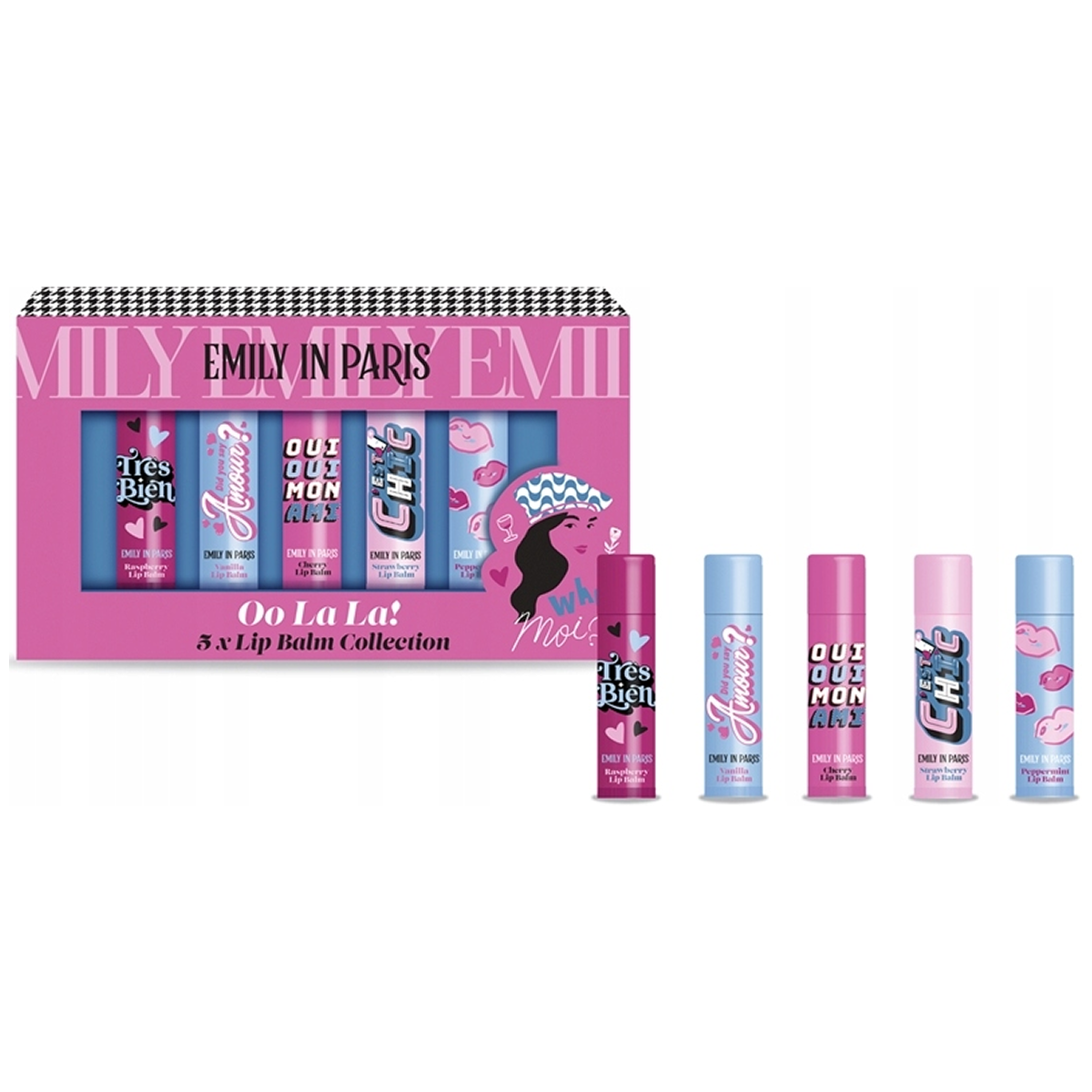Emily in Paris - Oo La La! - 5 X Lip Balm