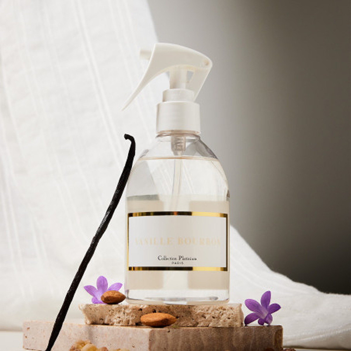 Collection Platinium - Vanille Bourbon - Spray D'Interieur Parfum D'ambiance