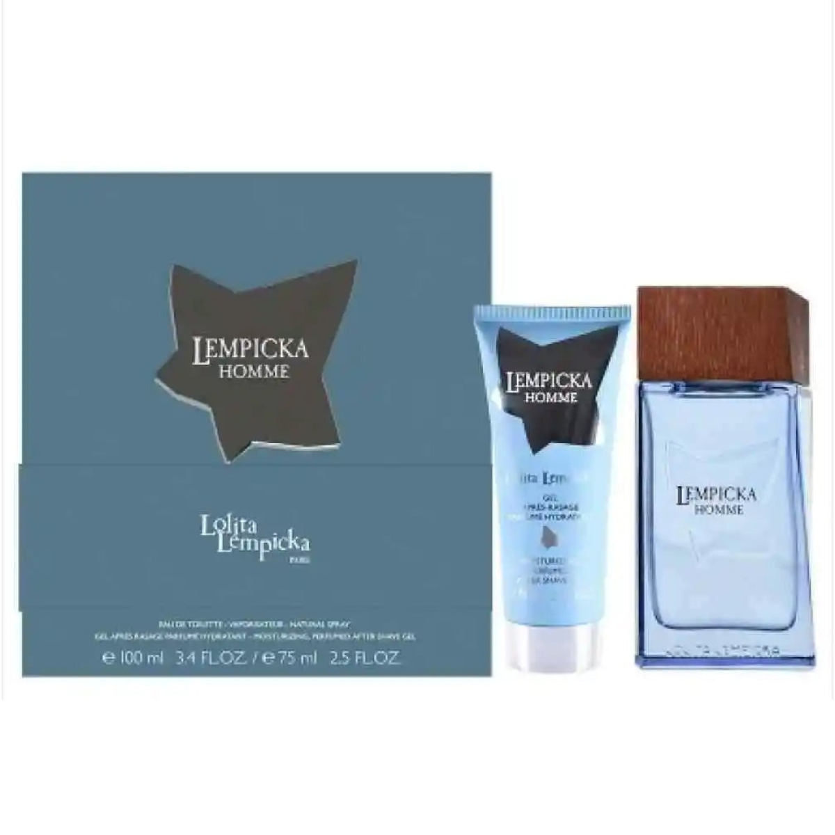 Lolita Lempicka - Coffret homme Eau de Toilette 100ml + Gel Après Rasage 75ml