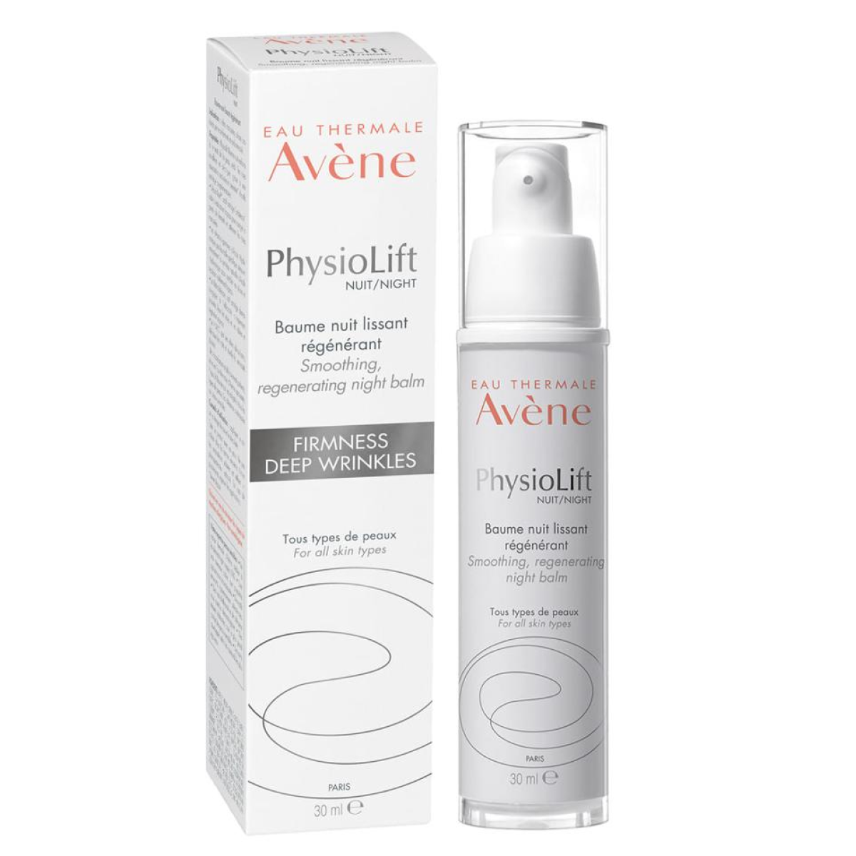 Avène - Eau thermal PhysioLift Nuit Baume nuit lissant régernisant