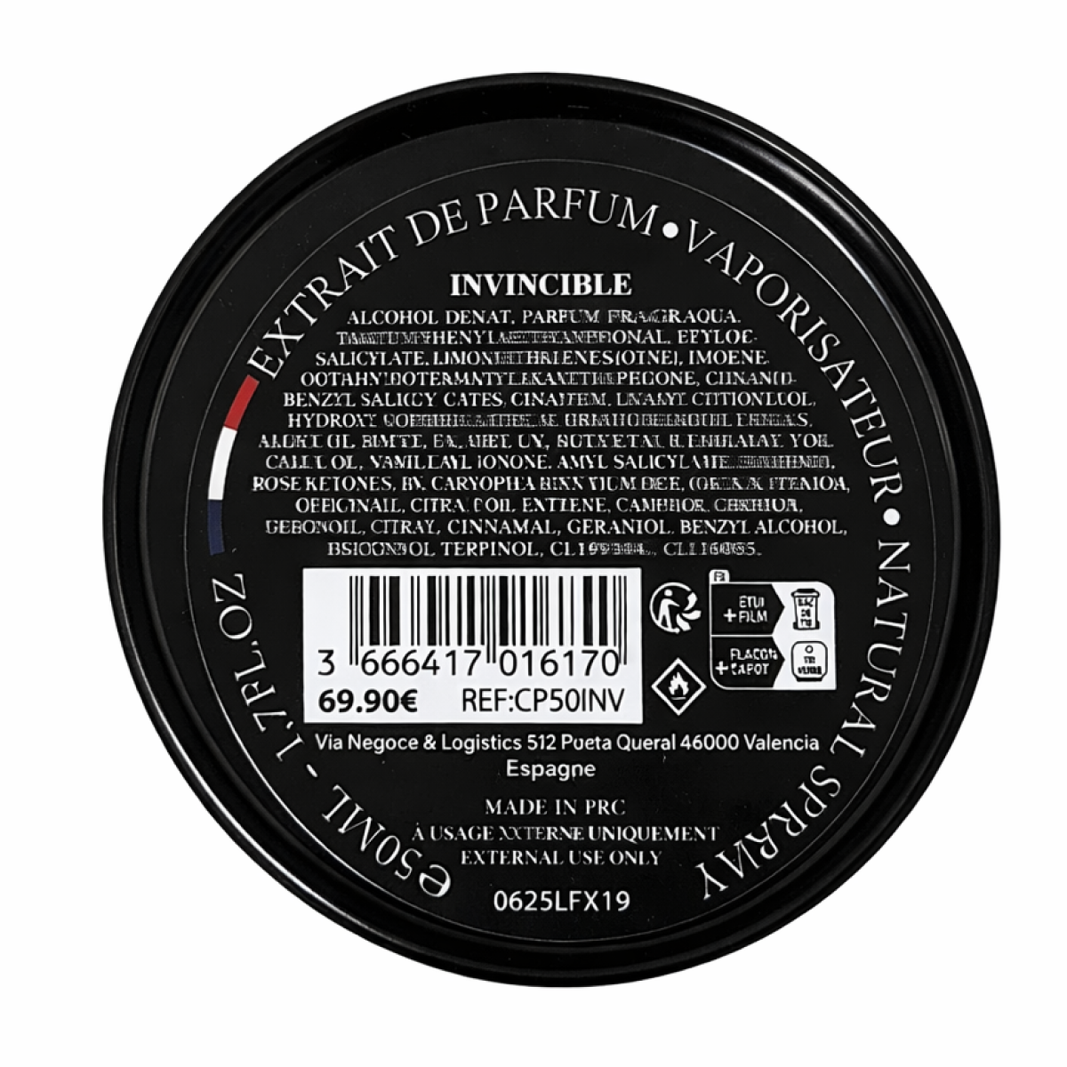 Collection Privée - Invincible - Extrait de Parfum