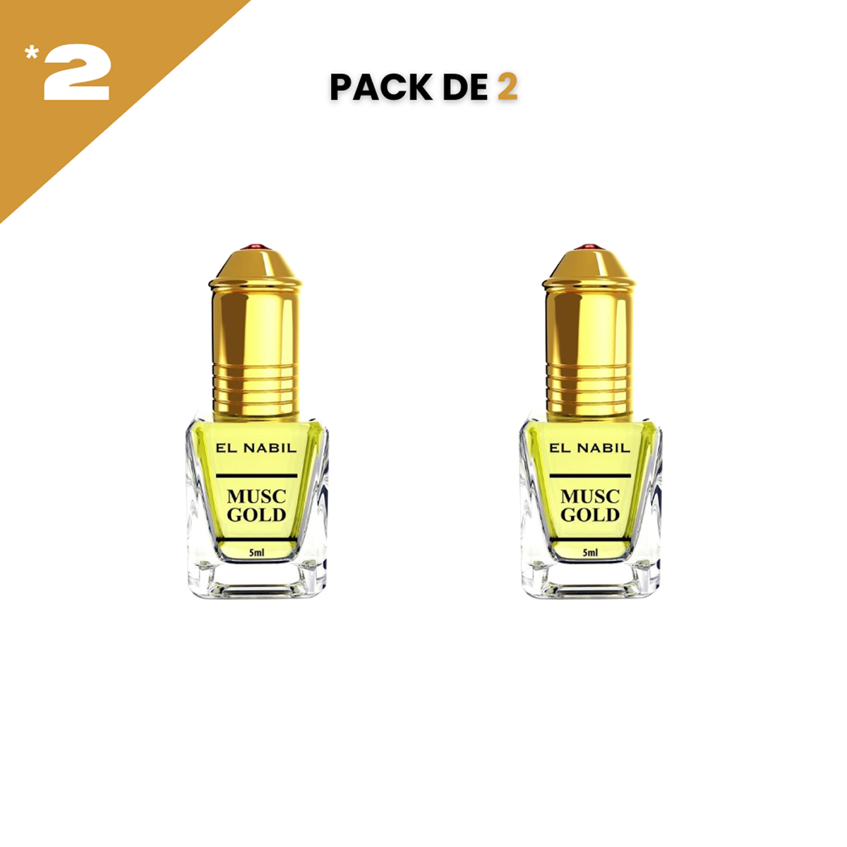 el Nabil - Musc Gold - Parfum Concentré Sans Alcool