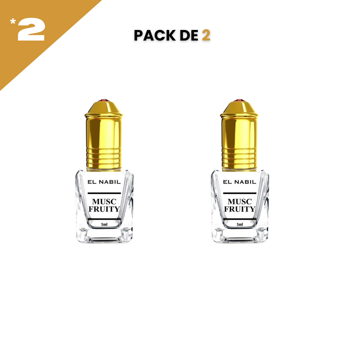 el Nabil - Musc Fruity - Parfum Concentré Sans Alcool