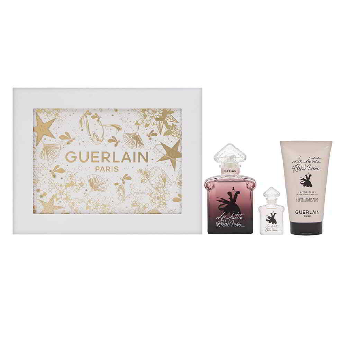 Guerlain - la Petite Robe Noire - Coffret Lait Corporel 75ml + Eau de Parfum Intense 50ml + Miniature 5 ml