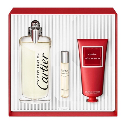 Cartier - Coffret Déclaration EDT 100ml + Gel Douche 100ml + Edt 10ml