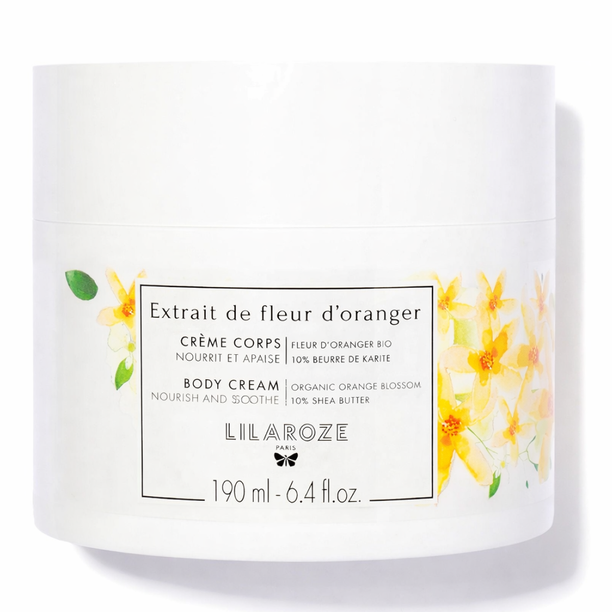 Lilaroze Paris - Crème Corps Extrait de Fleur D'oranger Bio