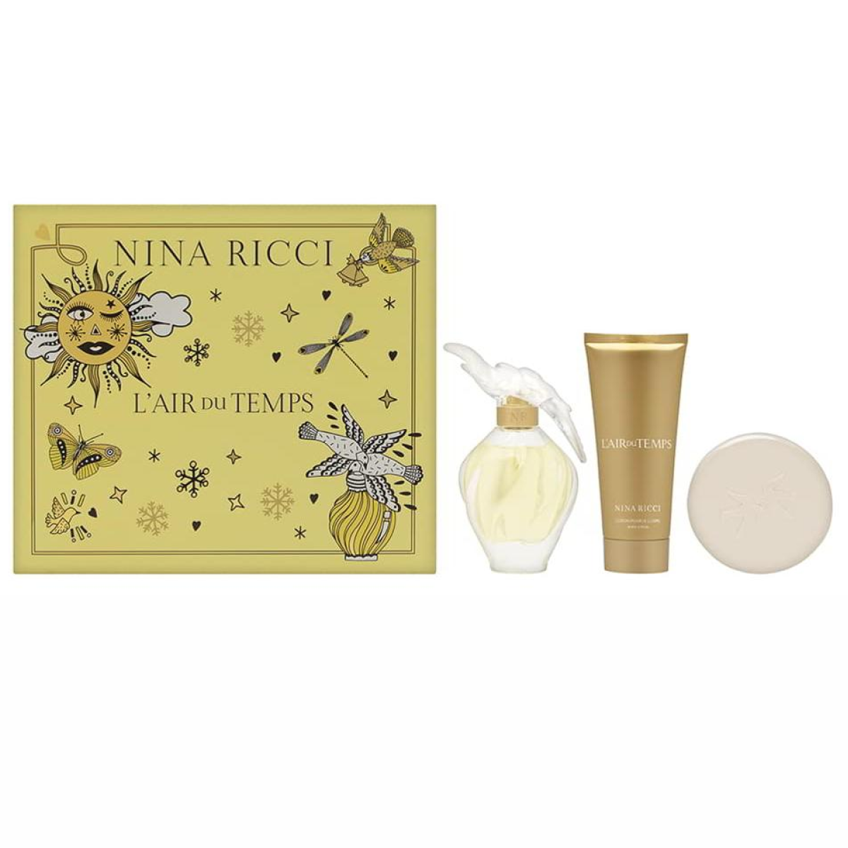 Nina Ricci - L'air Du Temps - Coffret EDT 100ml + Lotion 100ml + Savon 100g