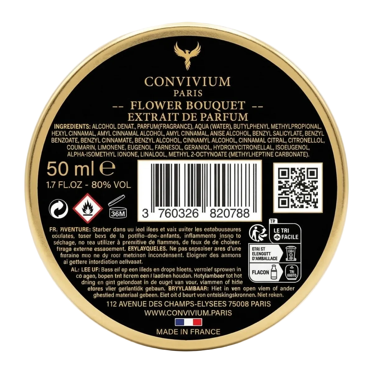 Convivium Paris - Flower Bouquet - Extrait de Parfum Mixte