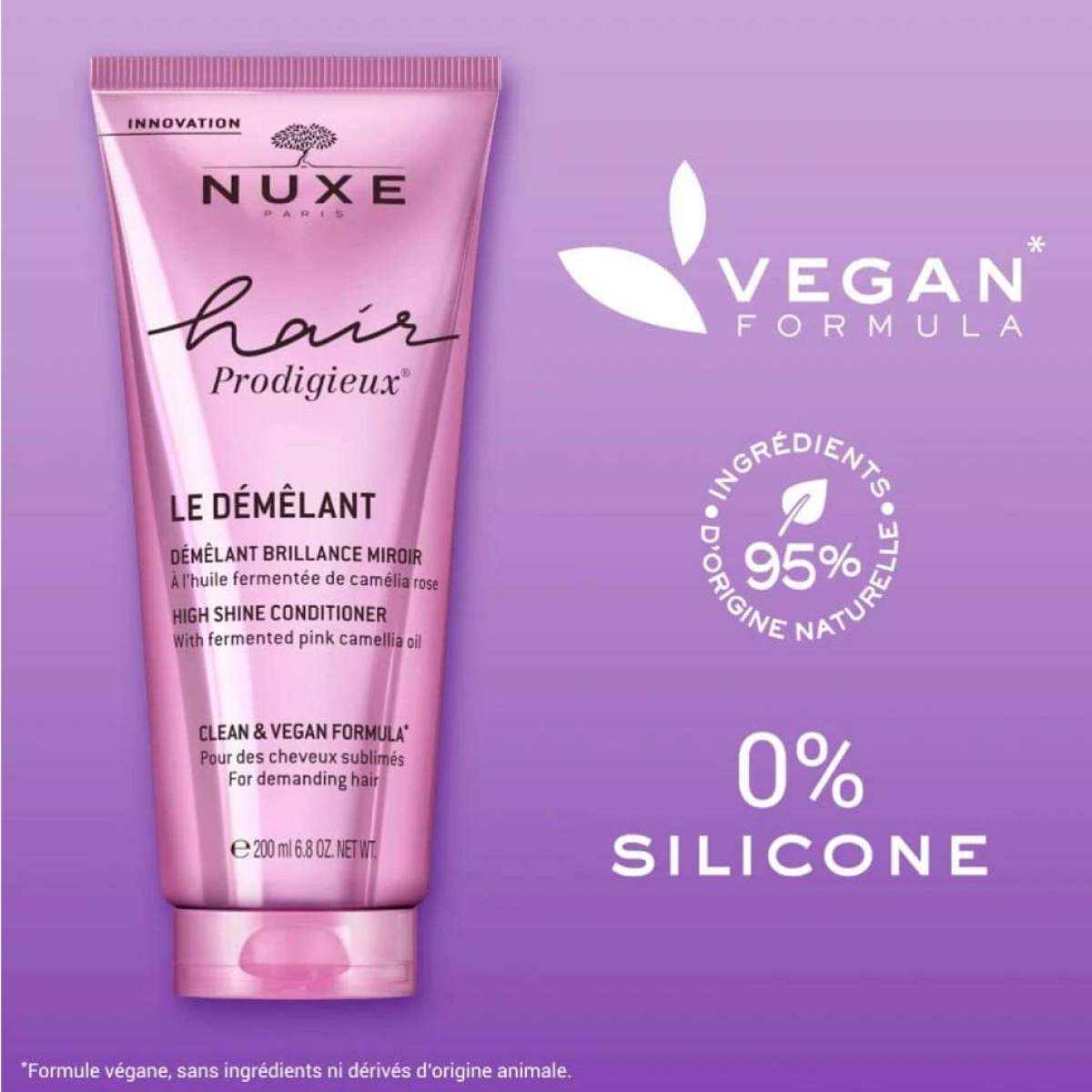 Nuxe - Hair Prodigieux Démêlant Brillance Mirroir Tous Types de Cheveux