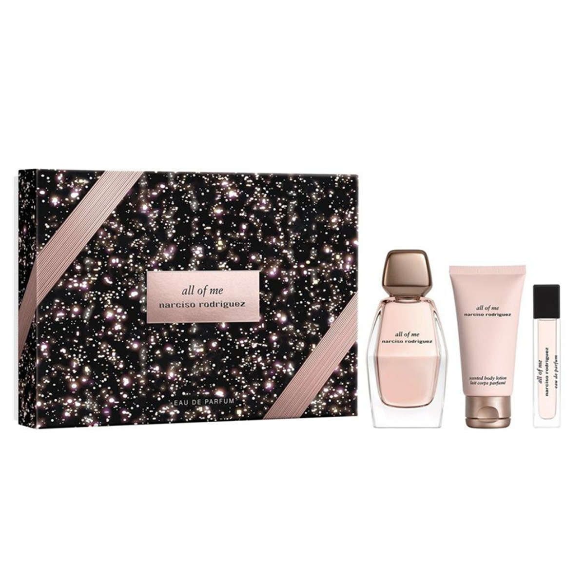 Narciso Rodriguez - All Of Me - Coffret pour femme Eau de Parfum 90 ml + Gel Douche 50 ml + Lait Corporelle 50 ml