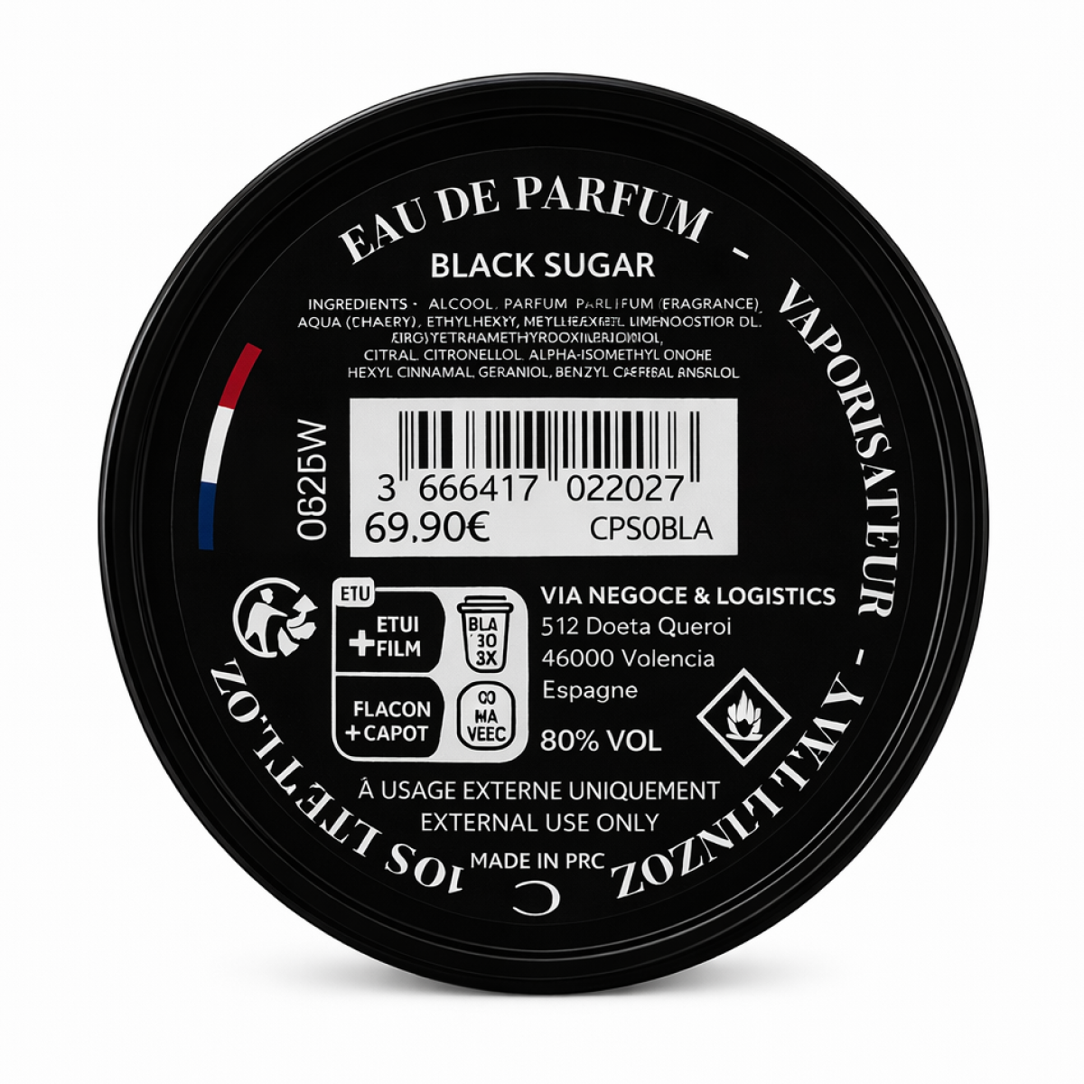 Collection Privée - Black Sugar - Eau de parfum mixte