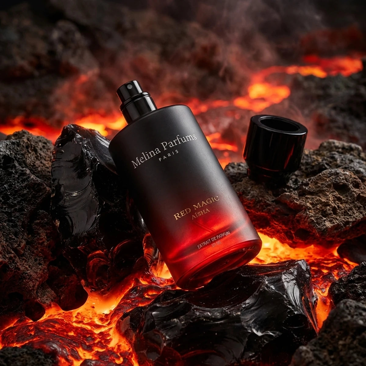 Melina Parfums - Red Magic Aïcha Édition L’Obsidienne - Extrait de Parfum Mixte