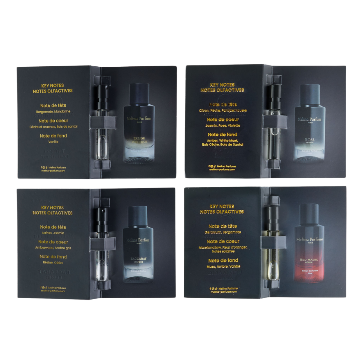 Melina Parfums - Rose Sauvage - Extrait de Parfum pour femme