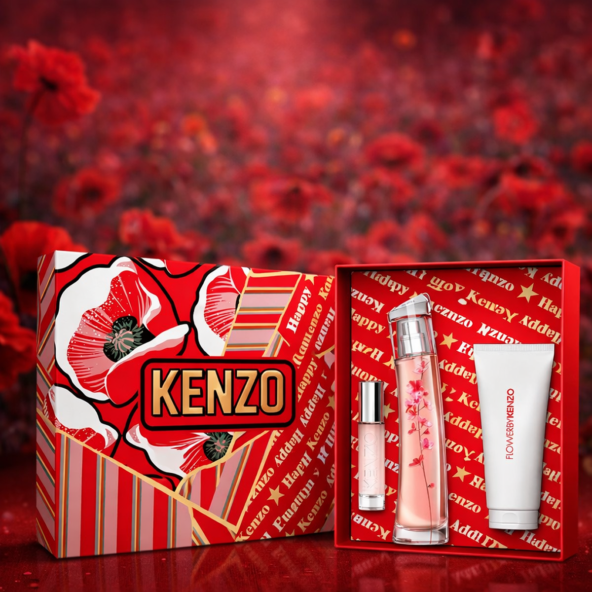 Kenzo - Coffret Ikebana EDP 75ml + Body Lotion 75ml + EDP 10ml