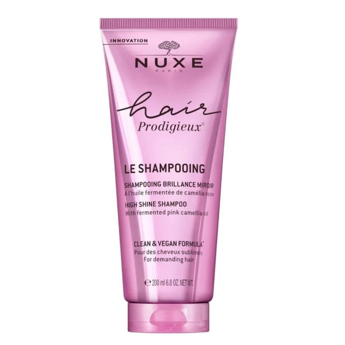 Nuxe - Shampoing Hair Prodigieux Brillance Miroir a L' Huile Fermentée de Camélia Rose