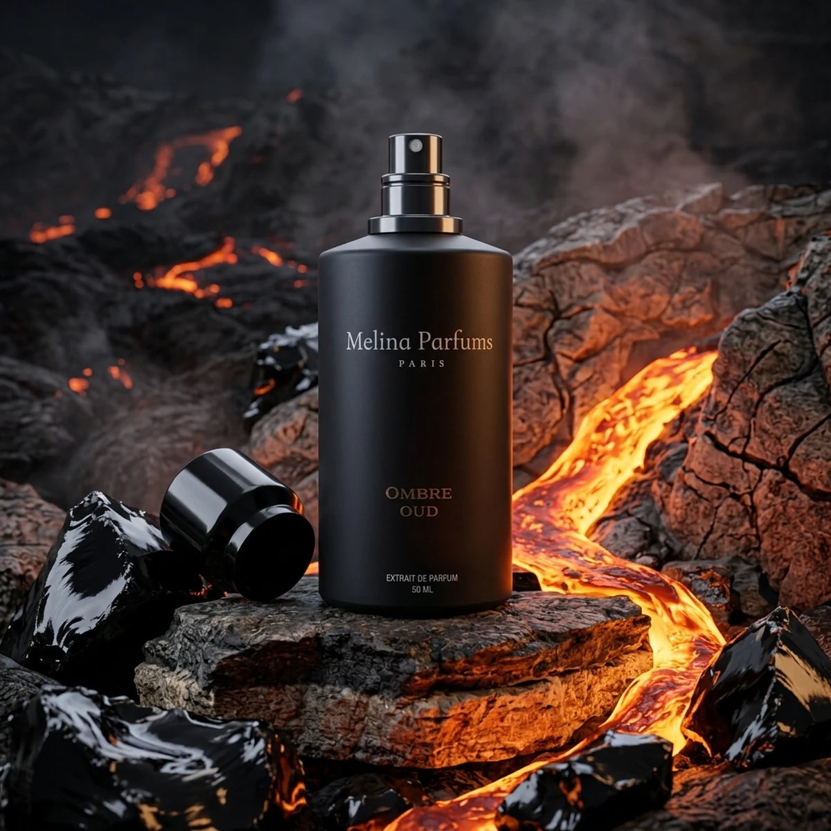 Melina Parfums - Ombre Oud Édition L’Obsidienne - Extrait de Parfum Mixte