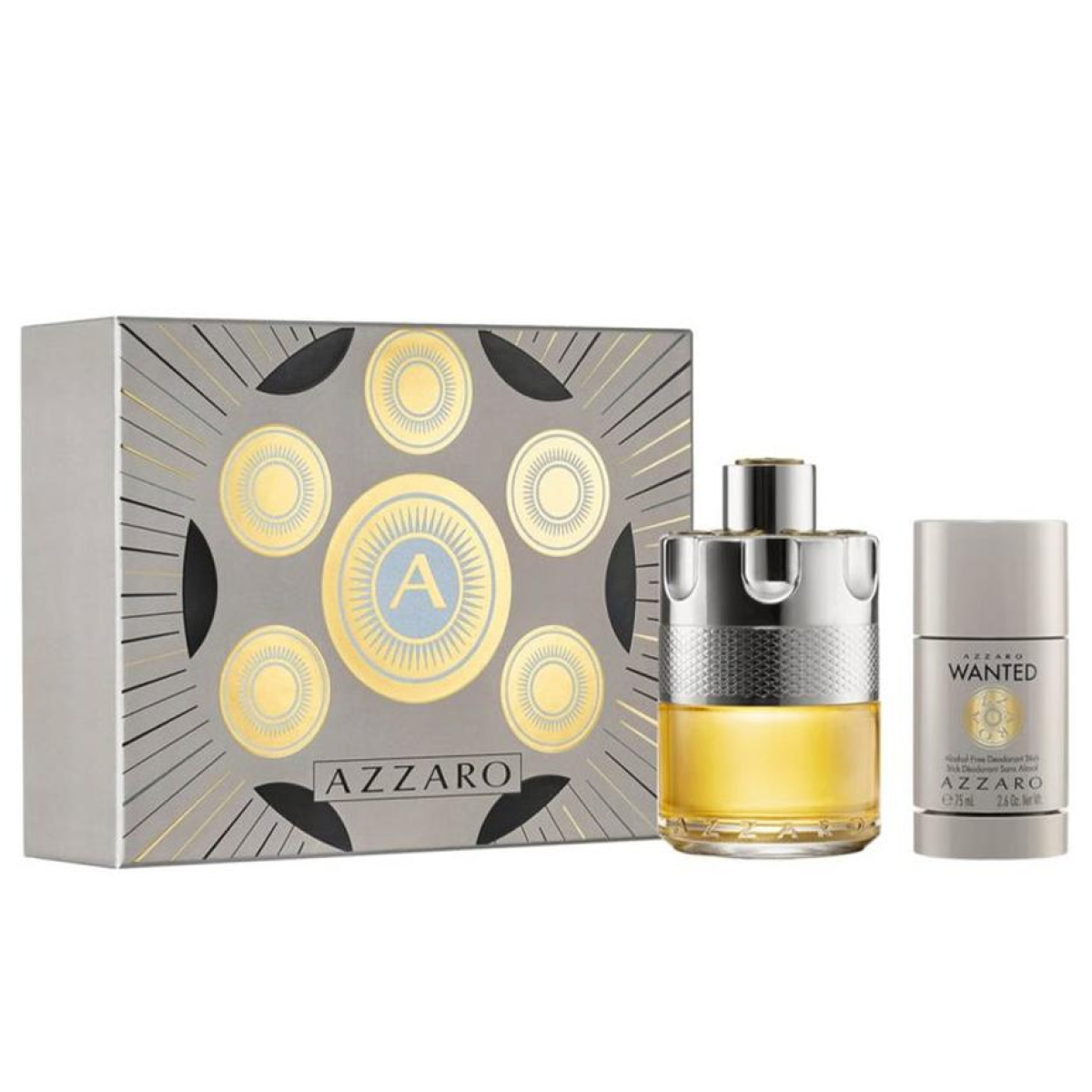 Azzaro - Coffret Wanted Eau de Toilette 100ml + Déodorant Stick Sans Alcool 77g