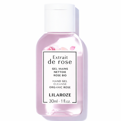 Lilaroze Paris - Gel Mains Nettoyant Extrait de Rose