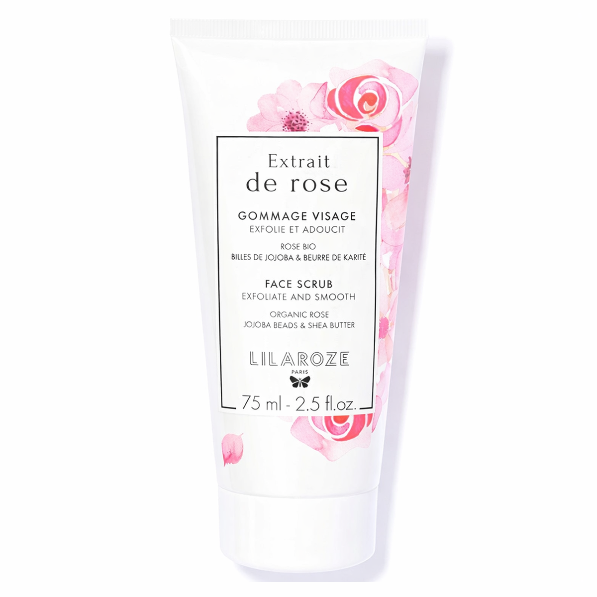 Lilaroze Paris - Gommage Visage Extrait de Rose Exfolie et Adoucit