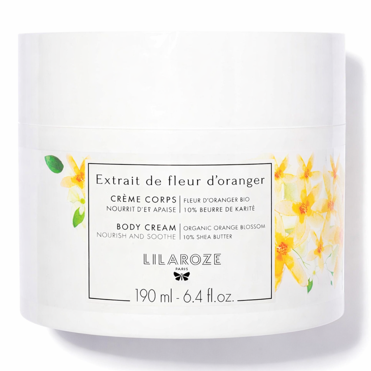 Lilaroze Paris - Crème Corps Extrait de Fleur D'oranger Bio