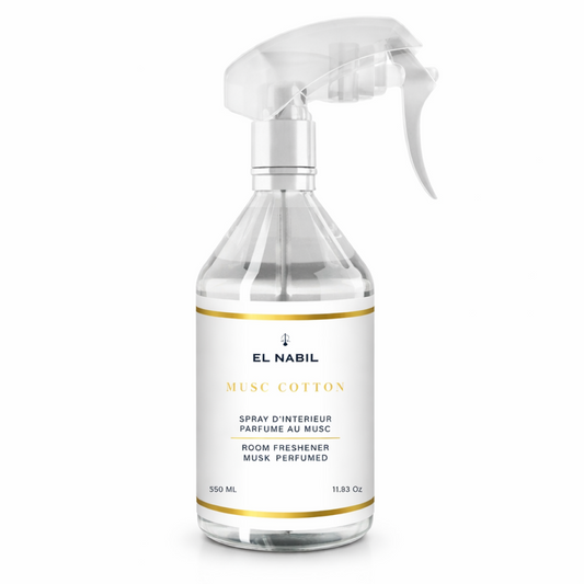 el Nabil - Musc Cotton - Spray D'intérieur Parfum D'ambiance