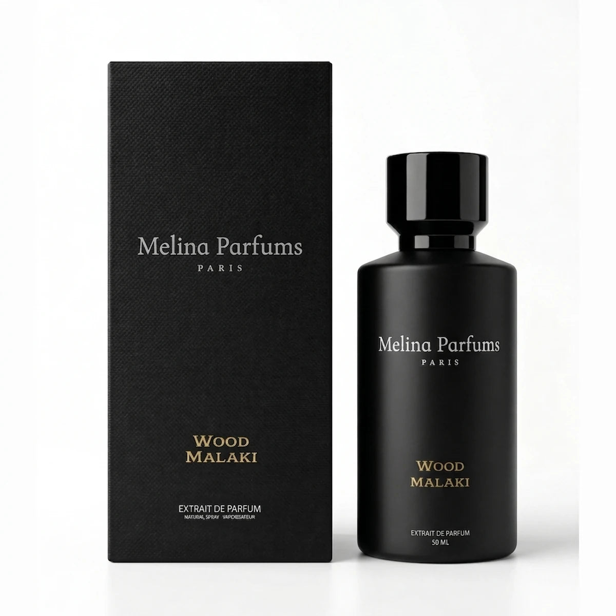 Melina Parfums - Wood Malaki Édition L’Obsidienne - Extrait de Parfum Mixte