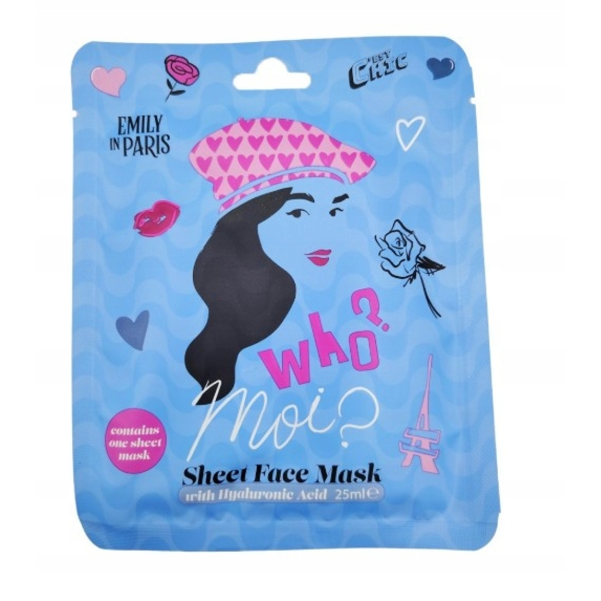 Emily in Paris - Sheet Face Mask With Hyaluronic Acid