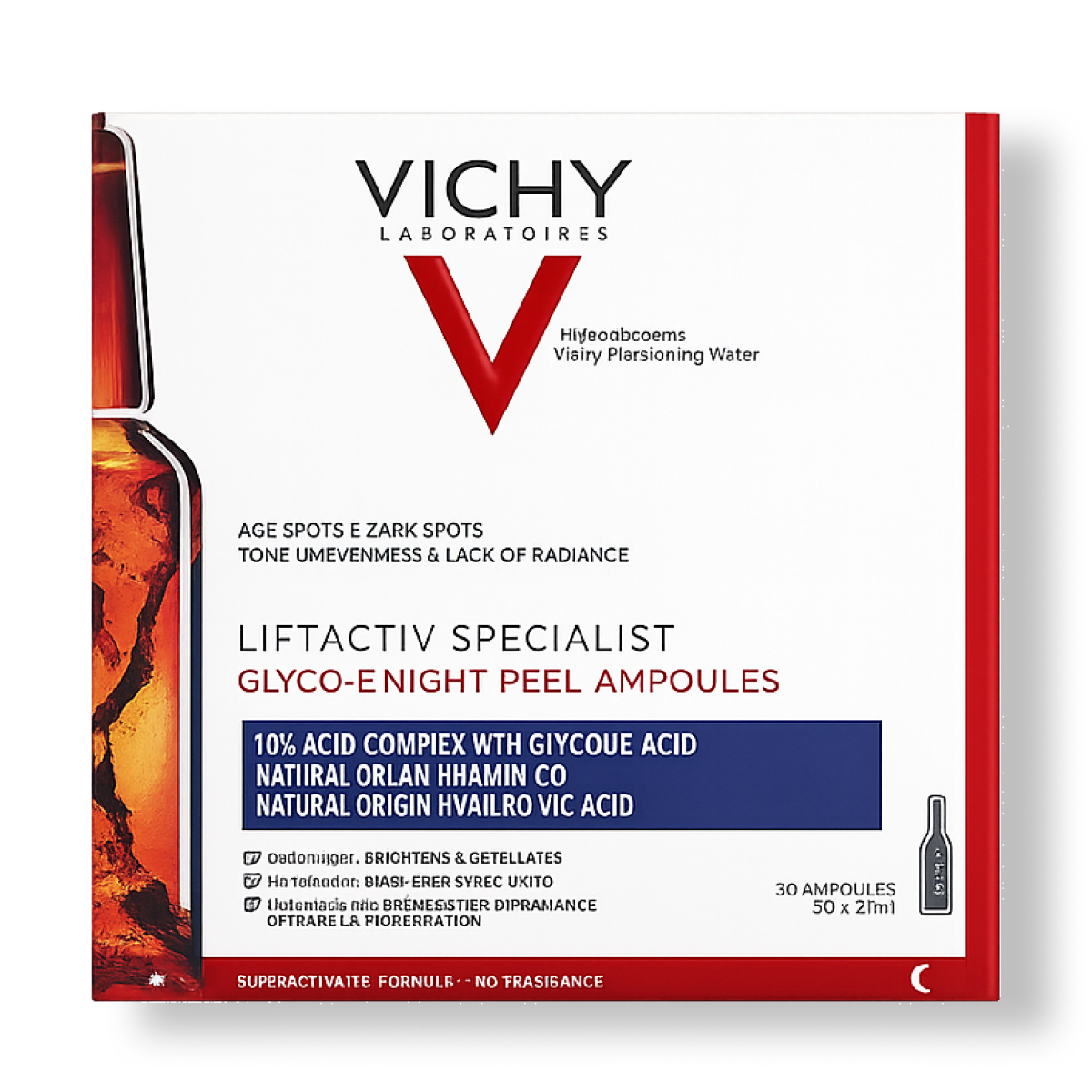 Vichy - Liftactiv Specialist Glyco-c Acide Hyaluronique 10 Ampoule de 2ml