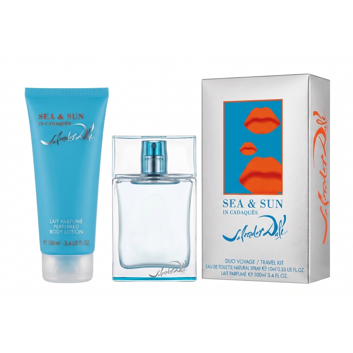 Salvador Dali - Sean & Sun In Cadaquès - Duo Voyage Eau de Toilette + Lait Parfumé