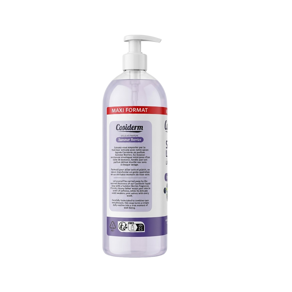 Cosiderm - Summer Berries - Savon Liquide Maxi Format