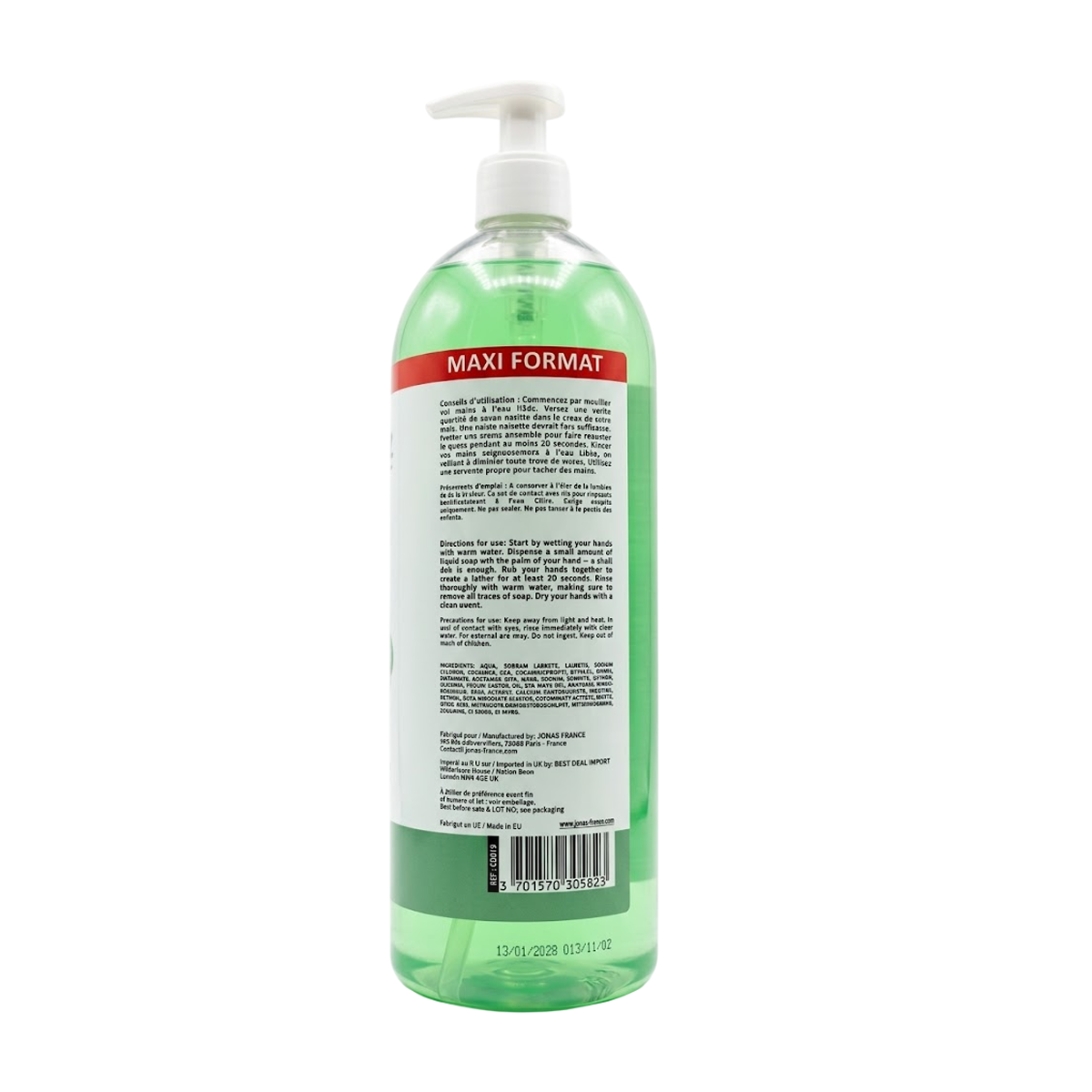 Cosiderm - Aloe Vera - Savon Liquide Maxi Format