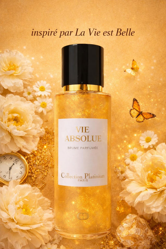 Collection Platinium - Vie Absolue - Brume Parfumée pailletée
