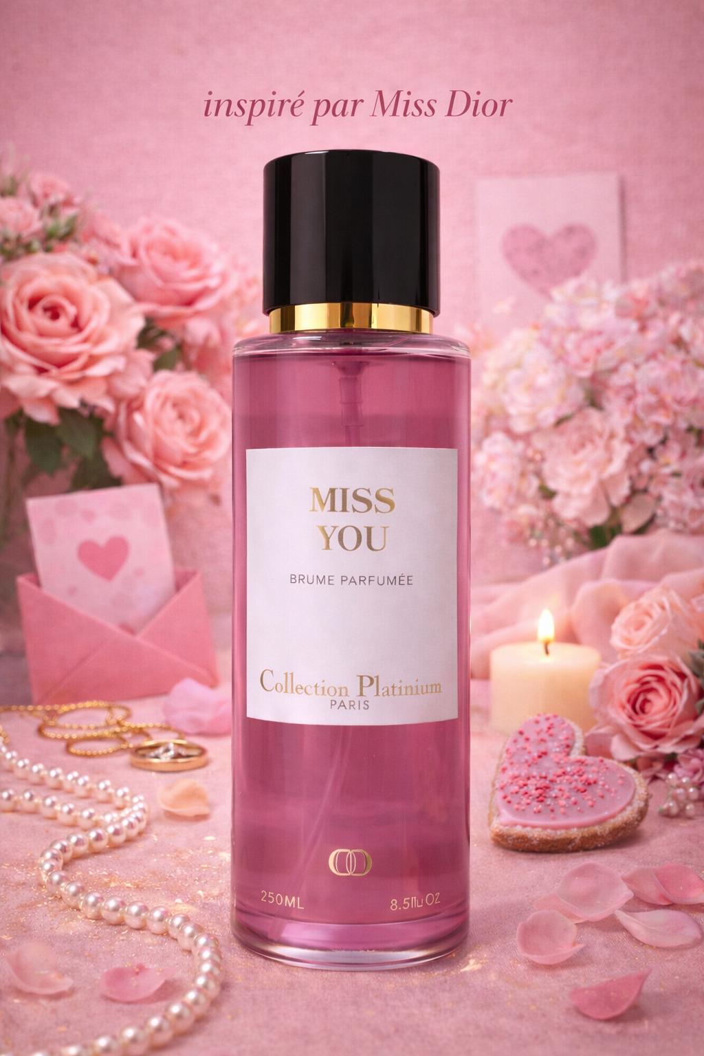Collection Platinium - Miss You - Brume Parfumée