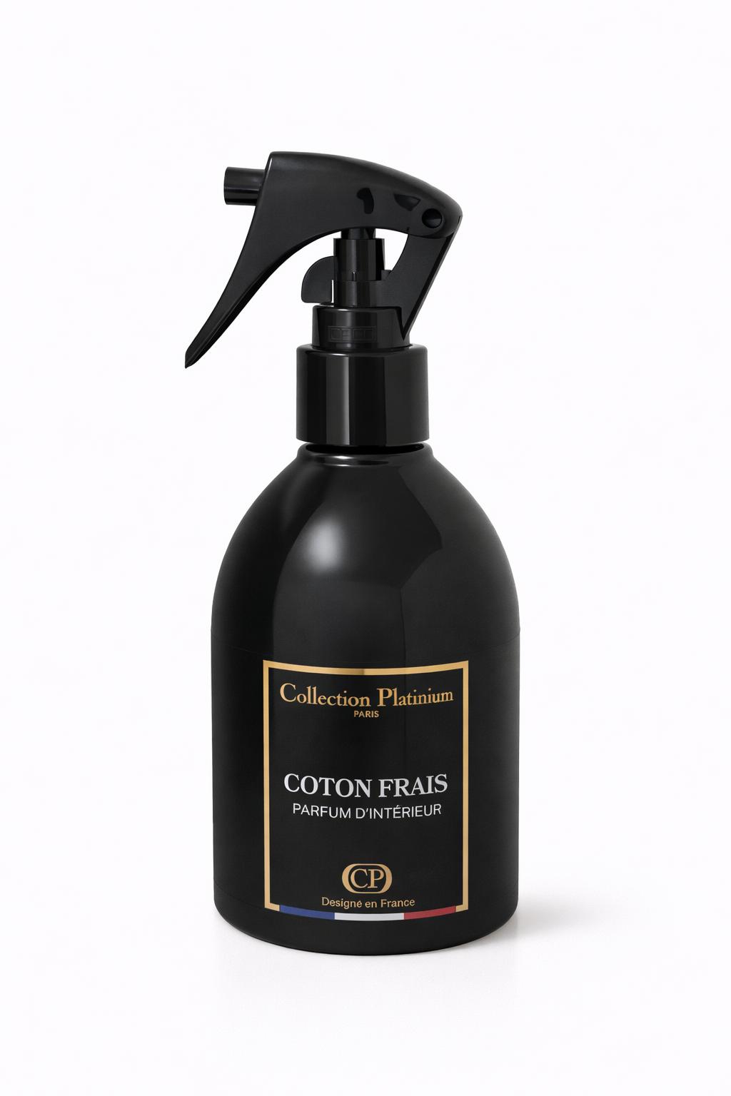 Collection Platinium - Cotons Frais - Spray D'Interieur Parfum D'ambiance